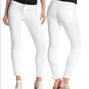 NWT Articles Of Society Sarah White Denim Skinny Jeans Malibu Color Size 32